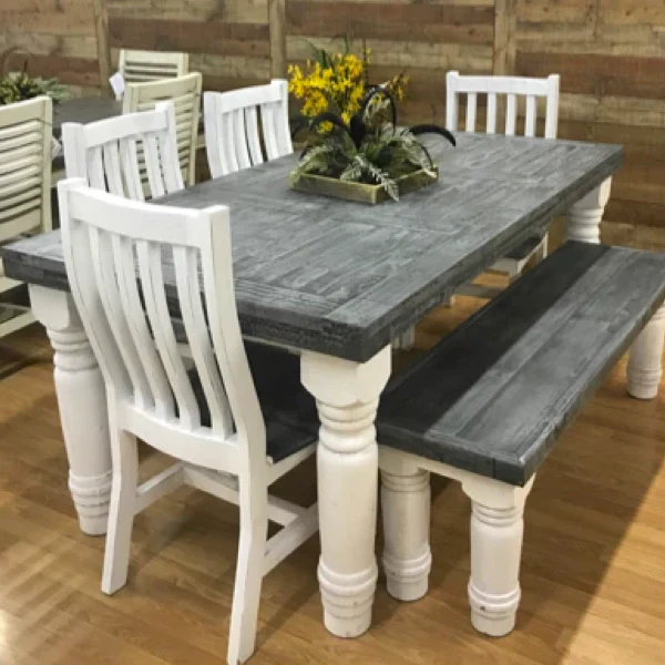 6' Suburban Slate Table Set - Image 3