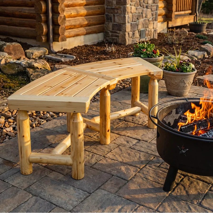 Aspen Curved Bench