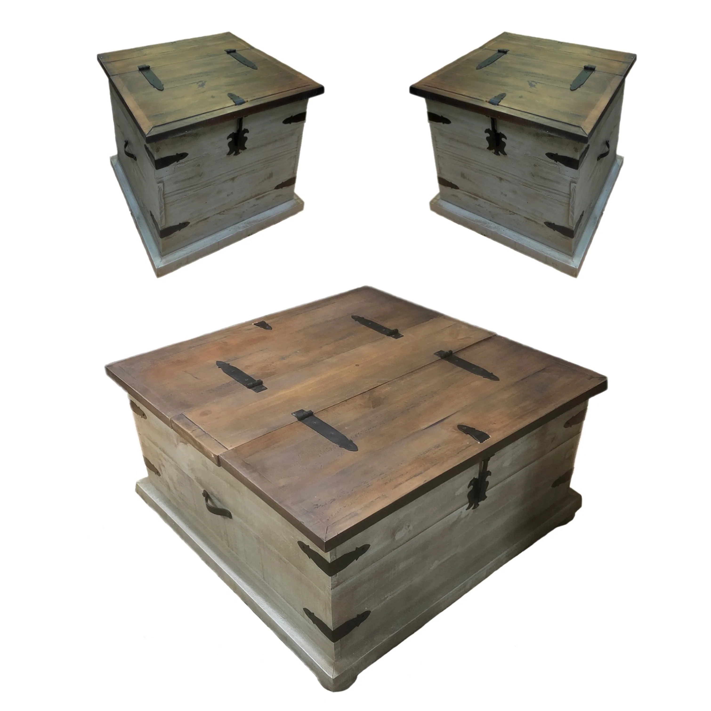 Ruidoso Trunk Coffee Table Set - Image 3
