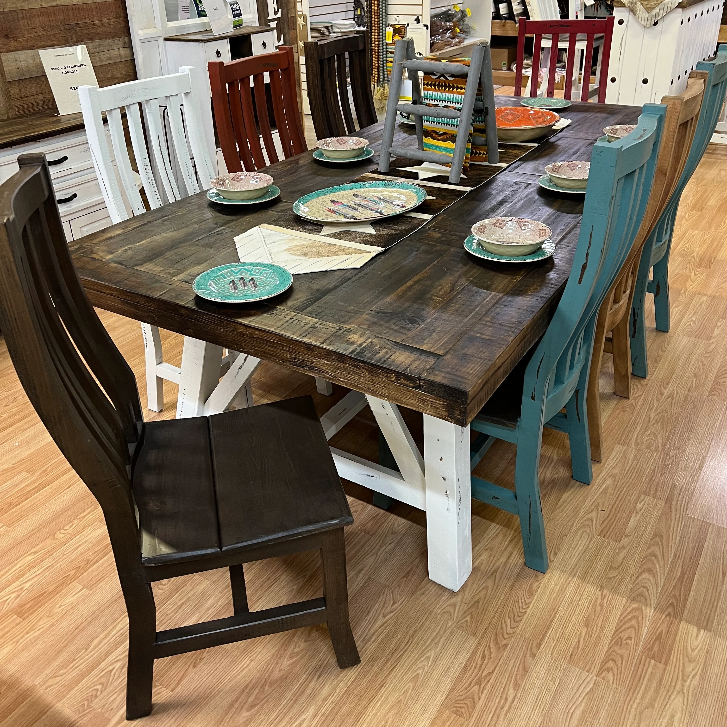 Branson 8' Multicolor Dining Set - Image 3