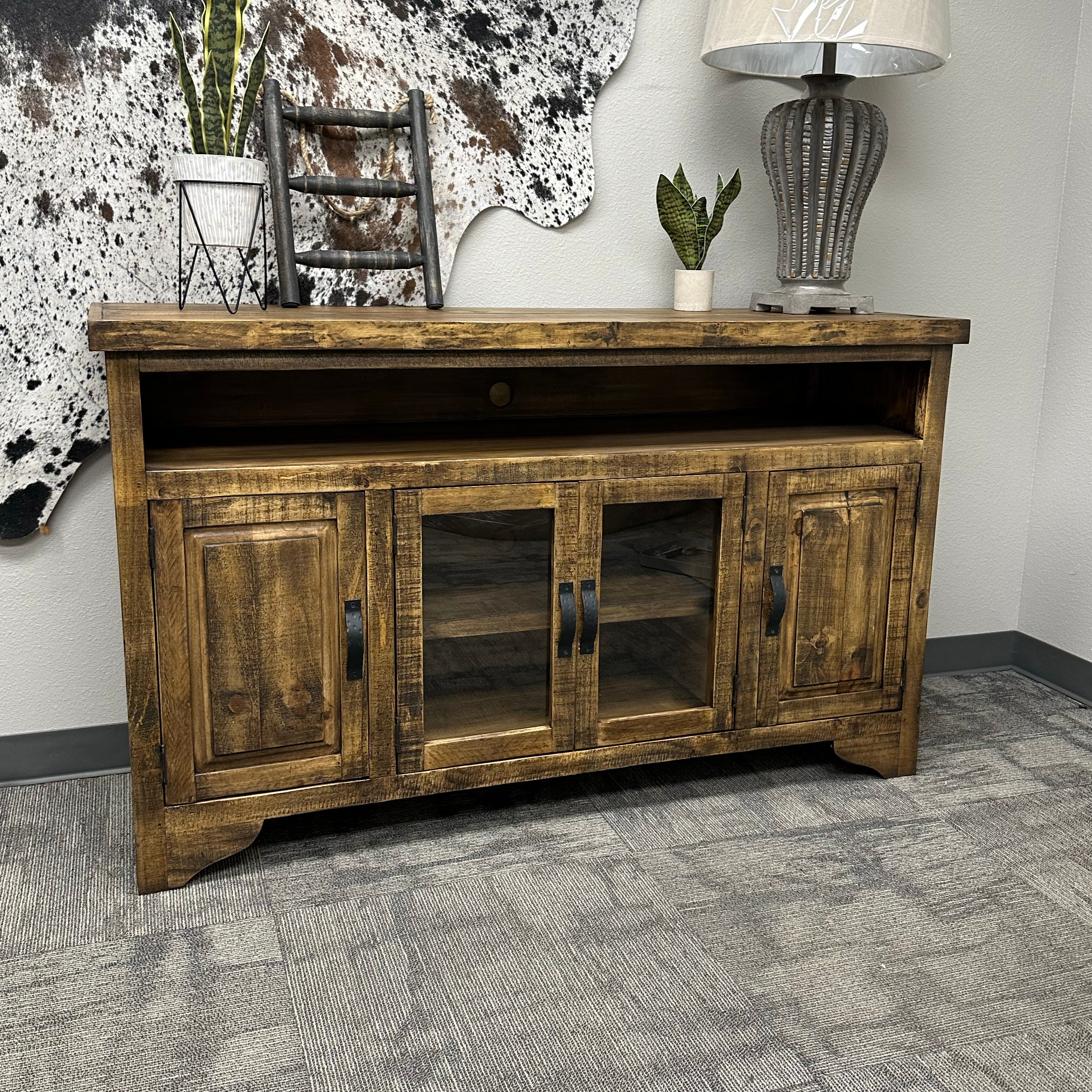 Modern Rustic 60" TV Stand - Image 3