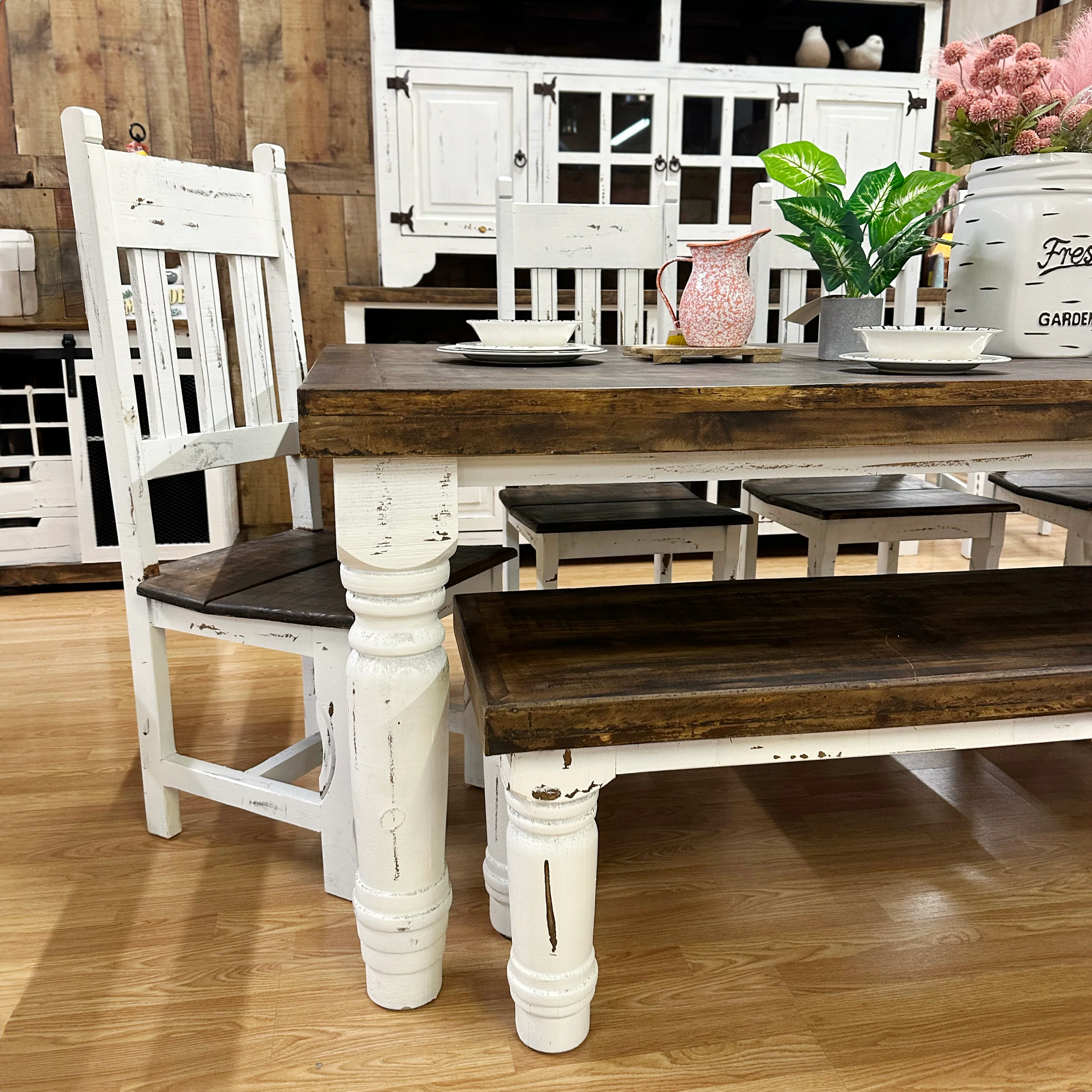Farmhouse 8' Dining Set - Image 3