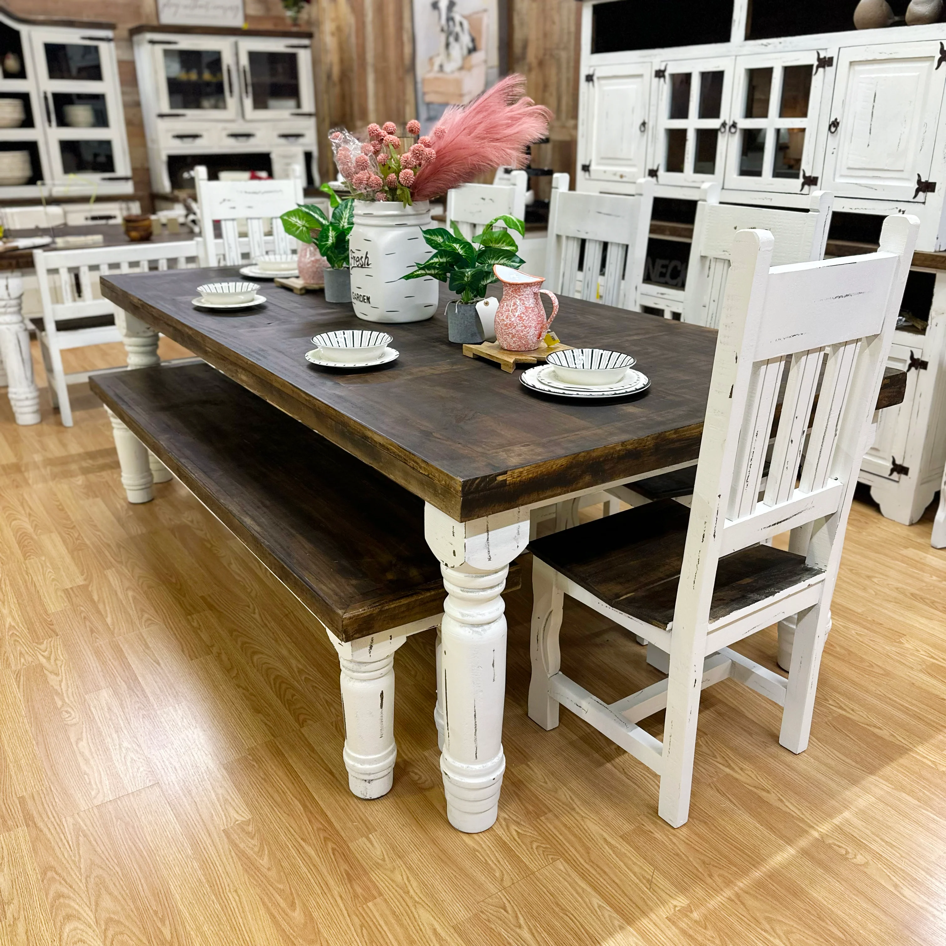 Farmhouse 8' Dining Set - Image 5