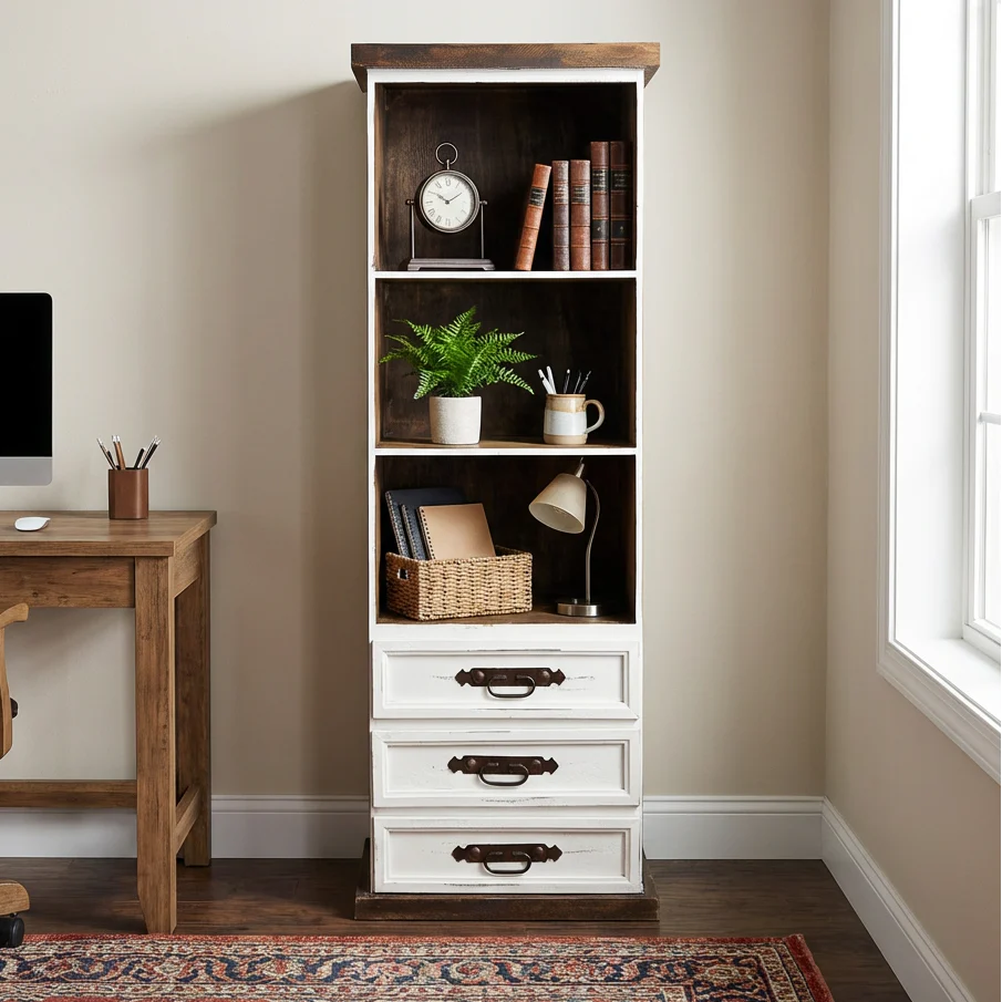Gatlinburg Skinny Bookcase