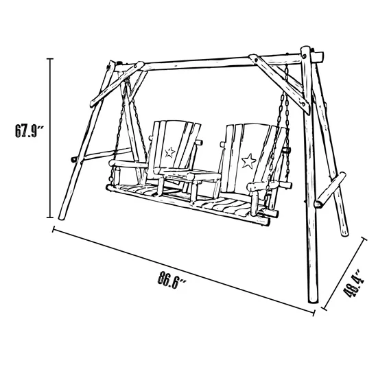 Log Swing w/ Tray - Image 3