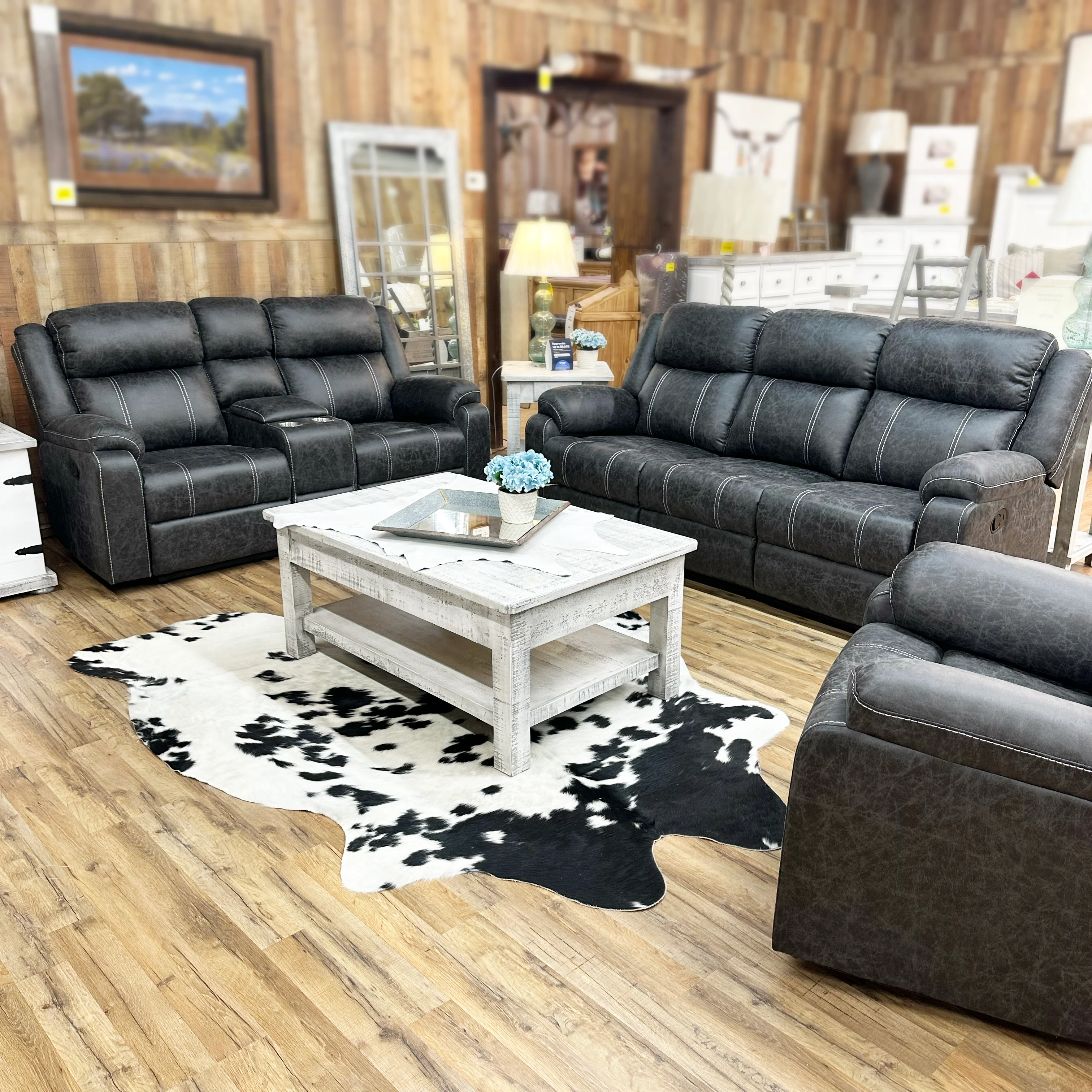 Stonehaven Reclining Sofa Set - Image 5