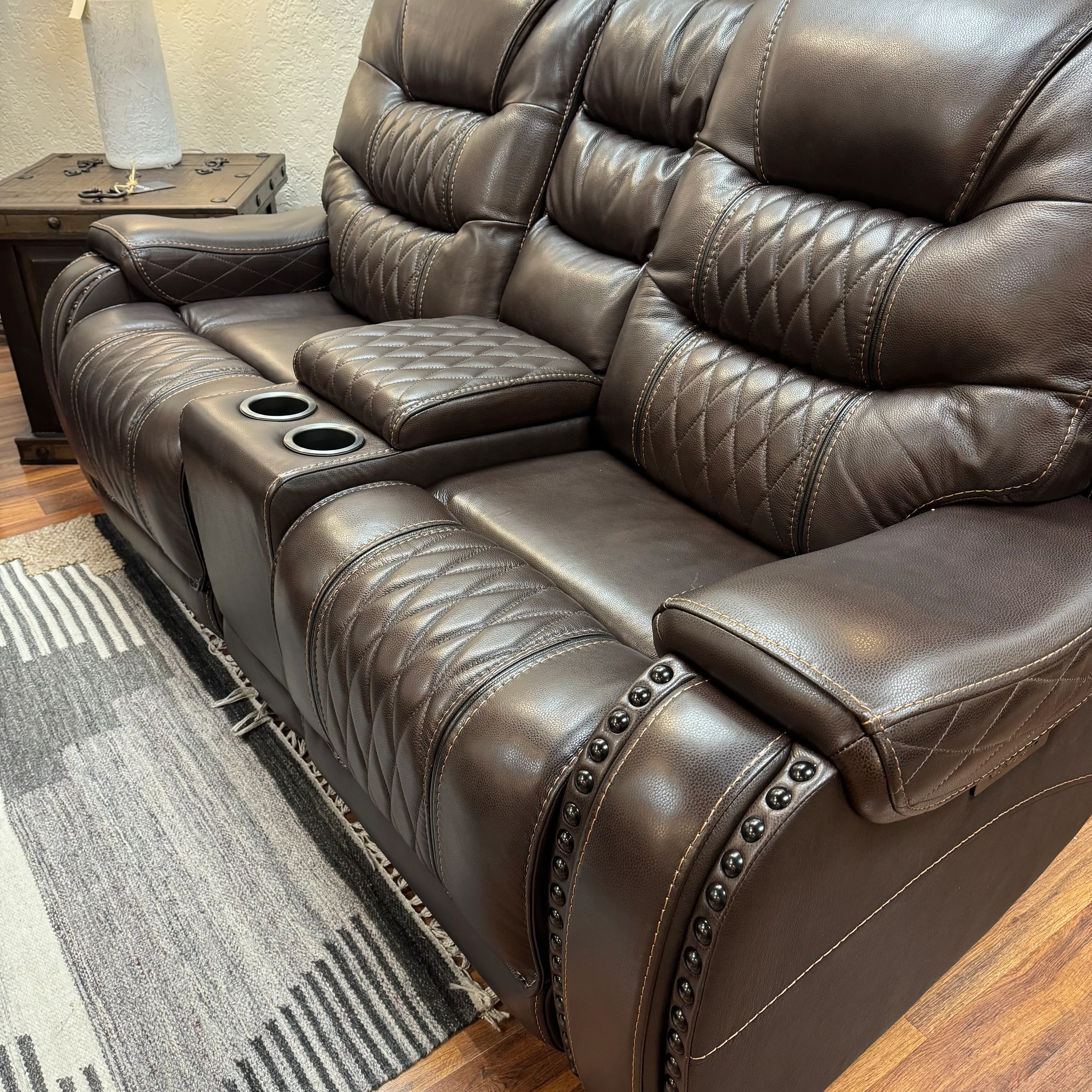 Maverick Power Leather Sofa Set - Image 7