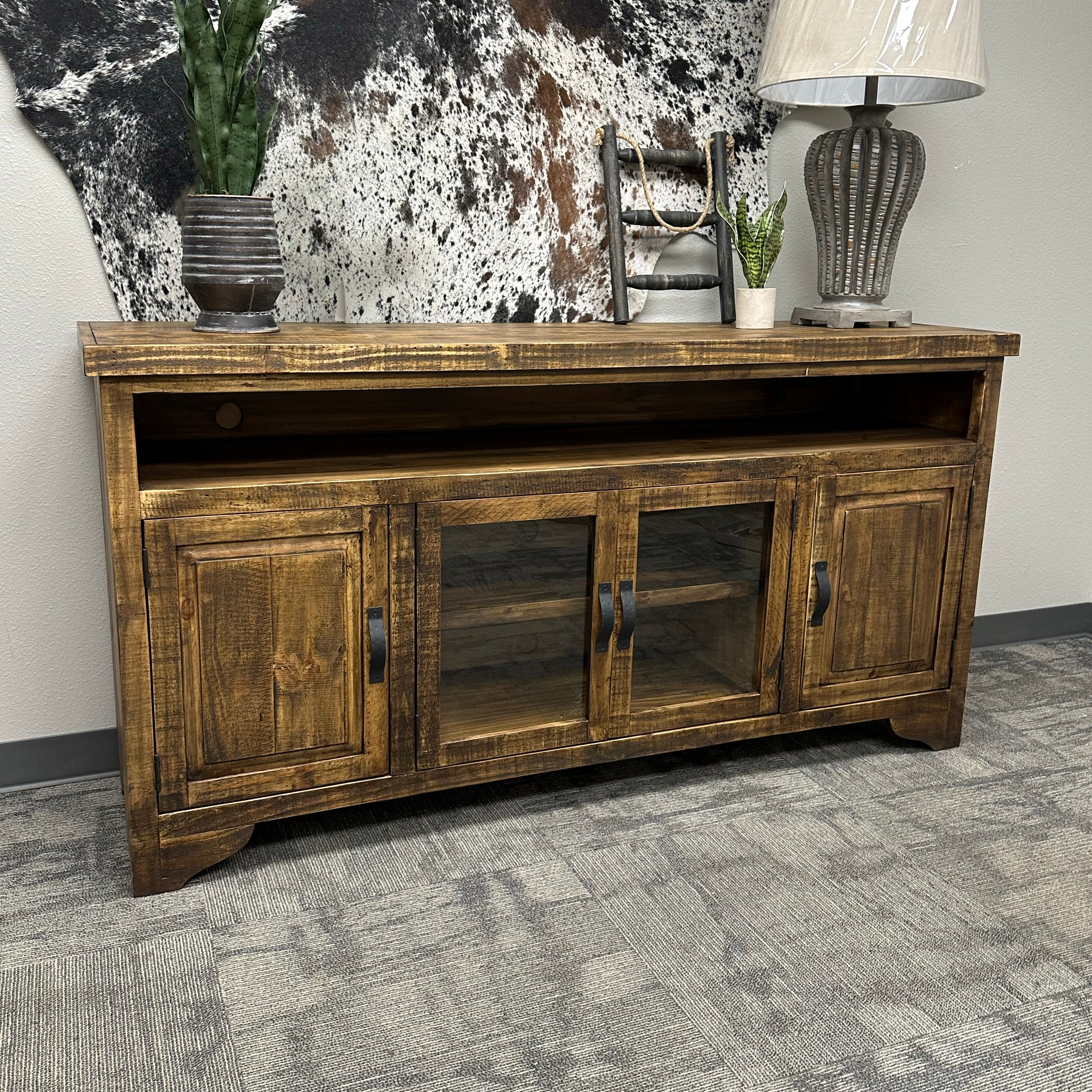 Modern Rustic 70" TV Stand - Image 3