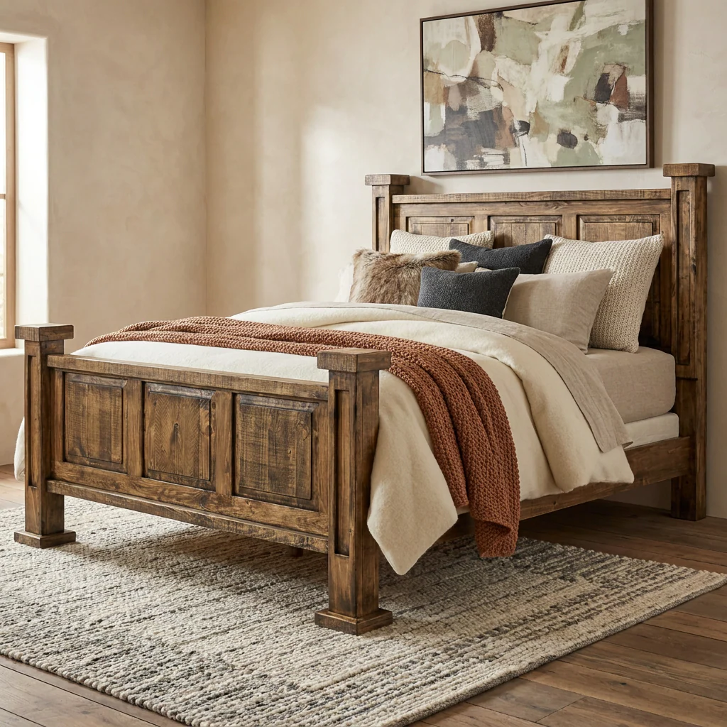 Modern Rustic Bed