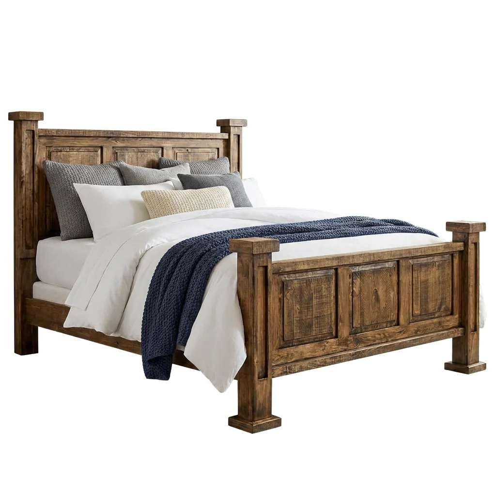 Modern Rustic Bed - Image 2