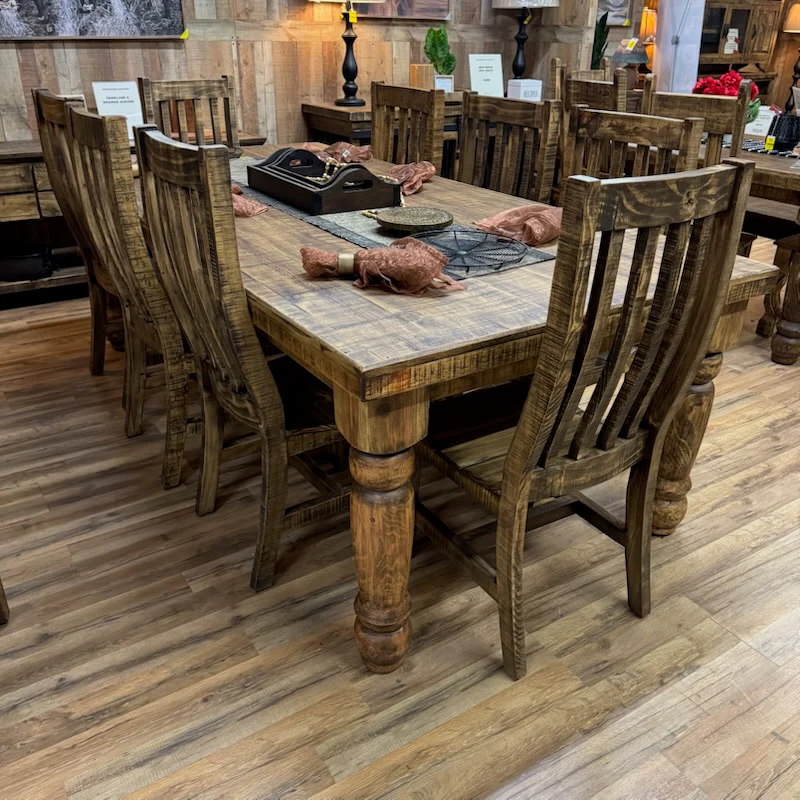 Modern Rustic 8' Dining Set - Image 2