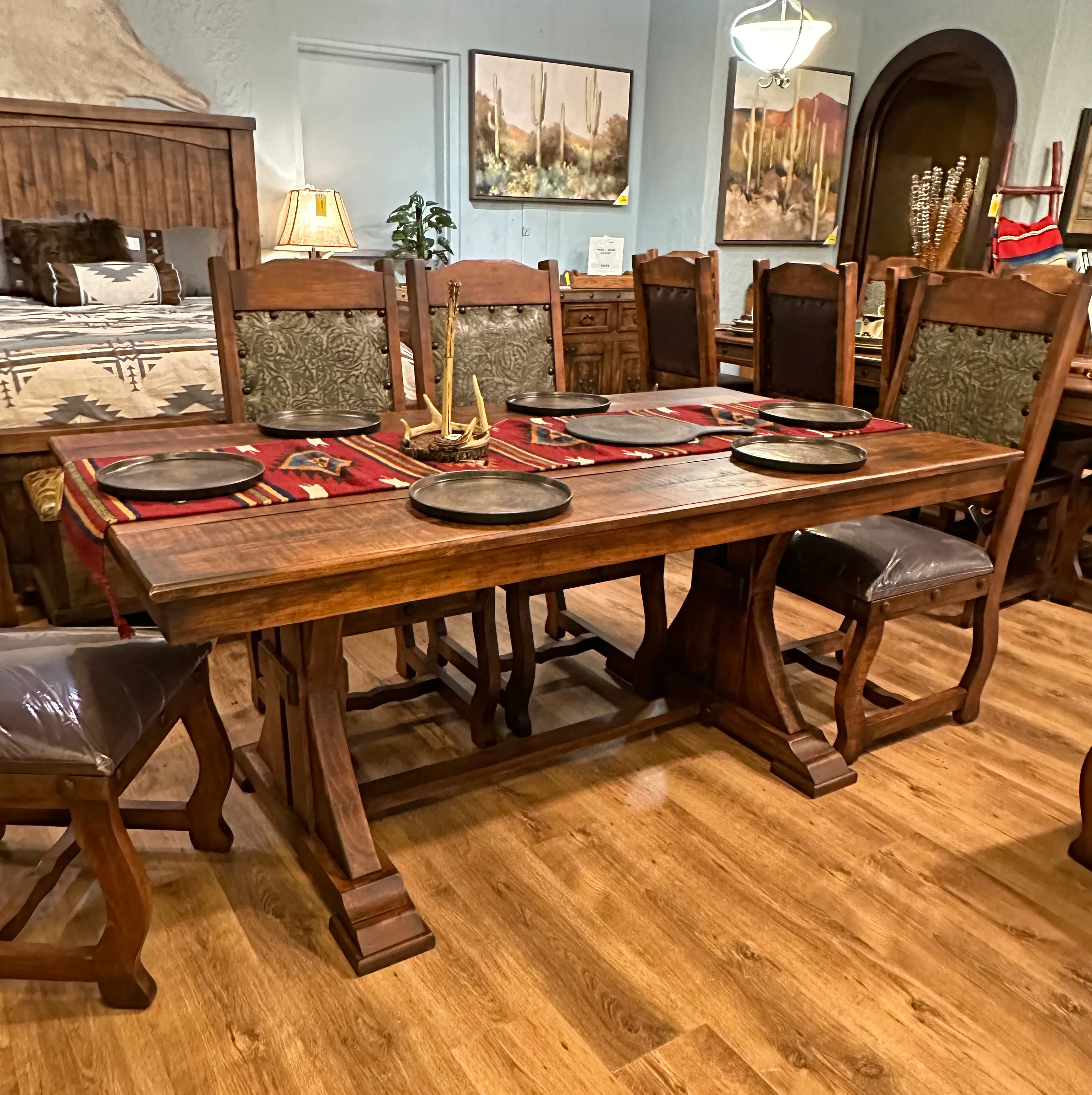 Pecos 6' Dining Set - Image 4