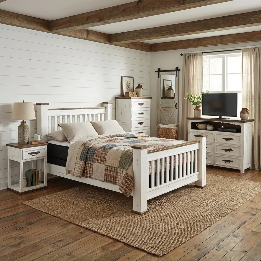 Picket Fence Bedroom Set