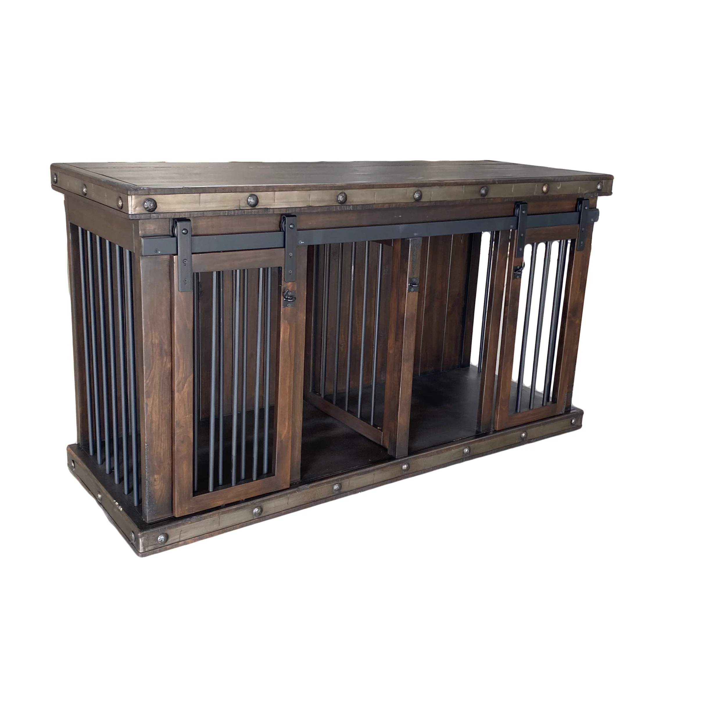 Old West Medium Dog Crate Stand - Image 4