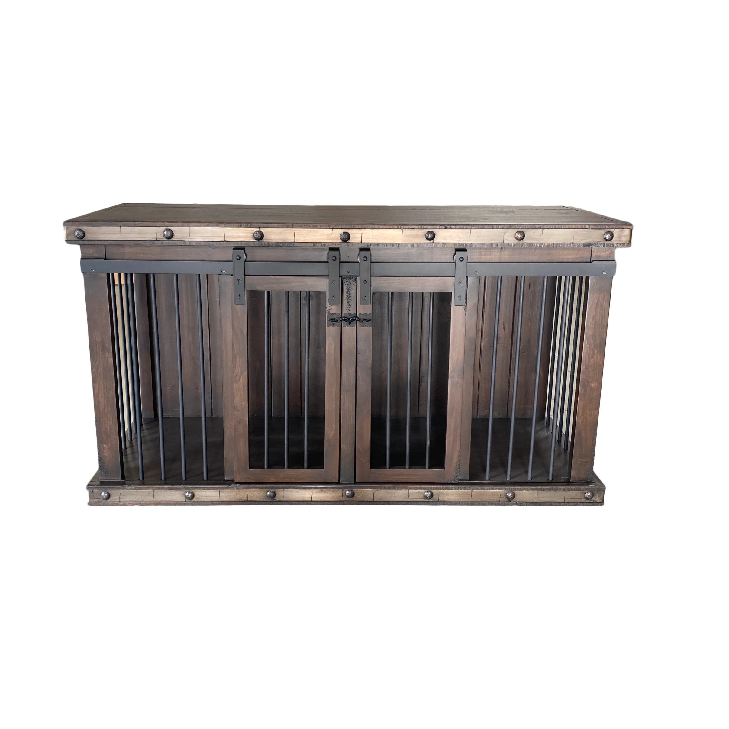 Old West Medium Dog Crate Stand - Image 5