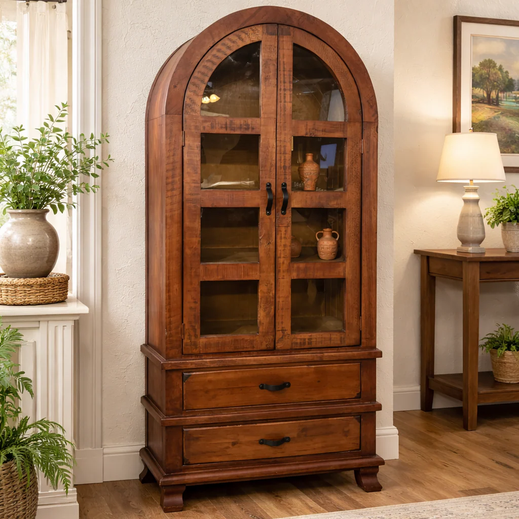 Santa Fe Arched Cabinet
