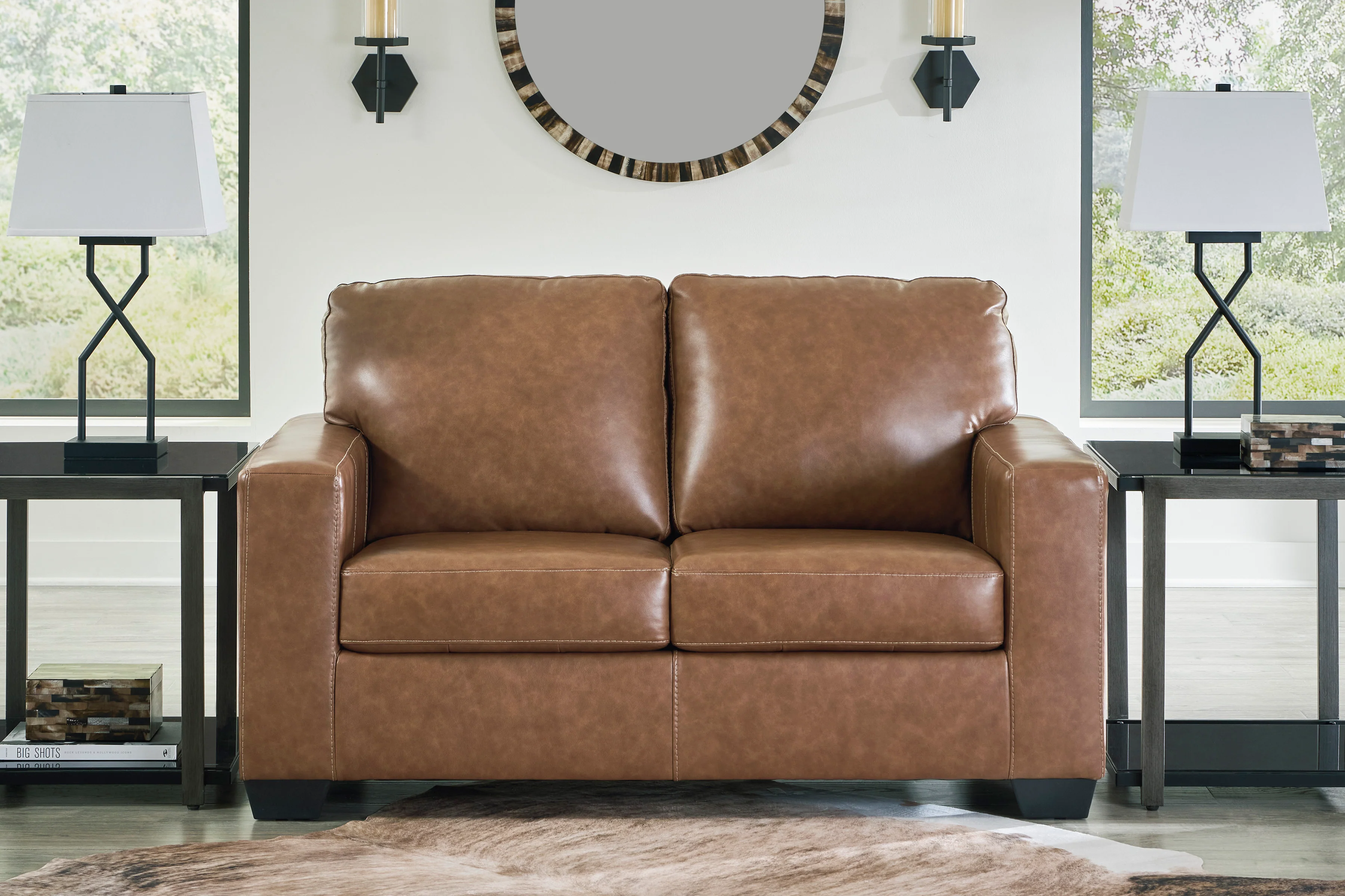 Sienna Leather Sofa Set - Image 4