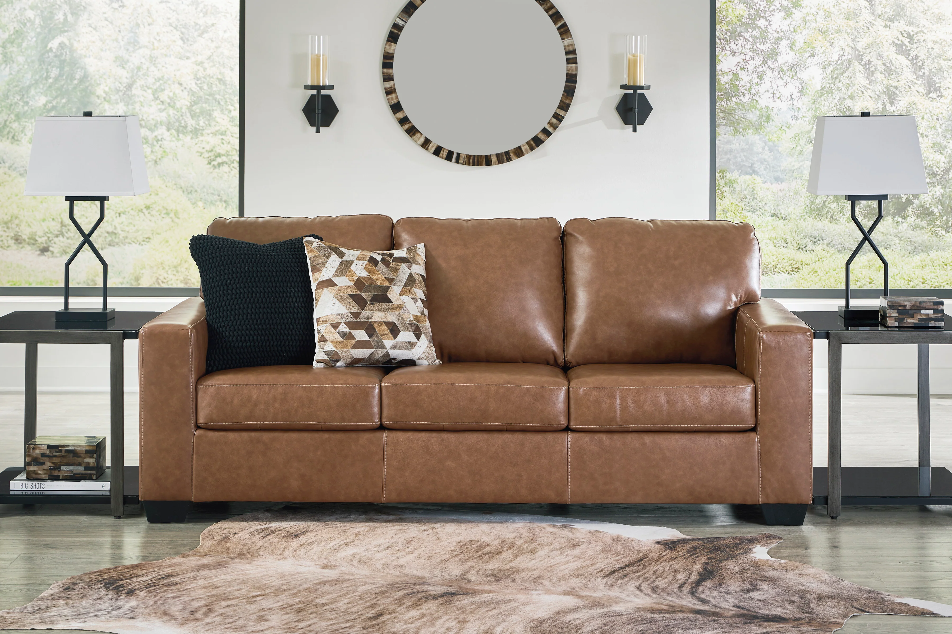 Sienna Leather Sofa Set - Image 6