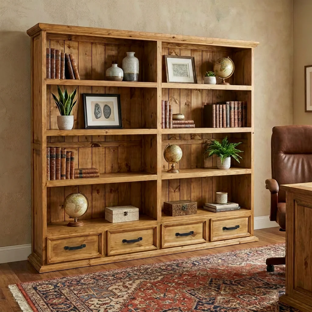 Sierra 4 Drawer Bookcase