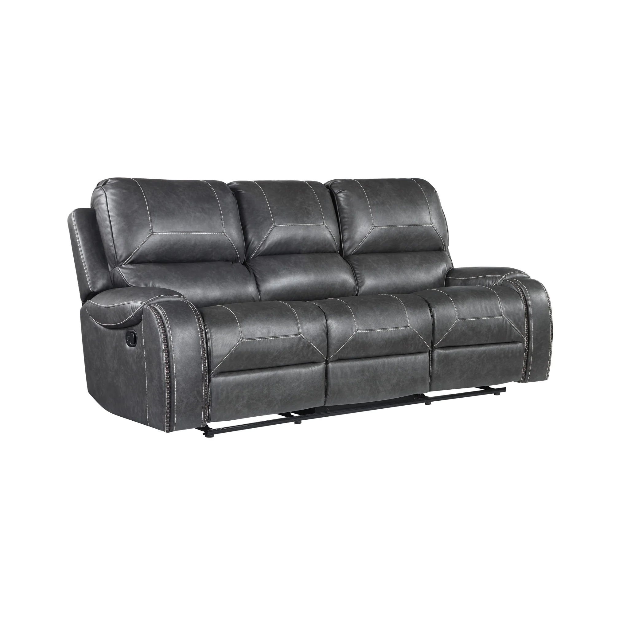 Steel Reclining Sofa Set - Image 5