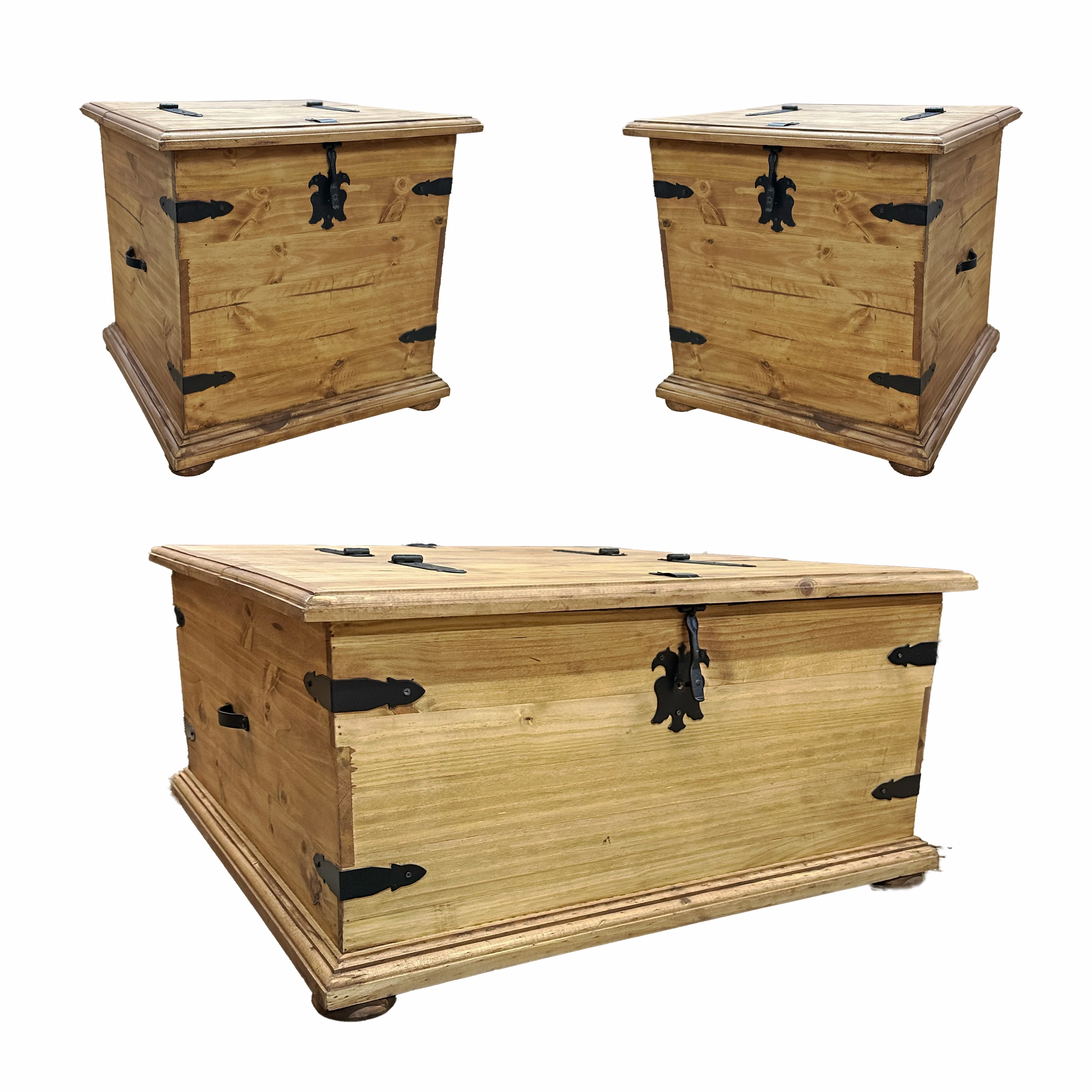 Stockyards Trunk Coffee Table Set - Image 3